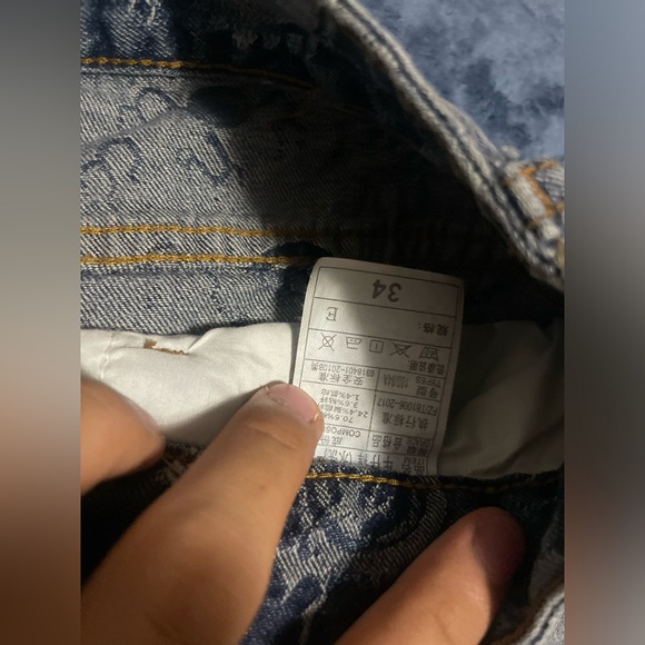 Dragon Stitching Jean Shorts - Picture 5 of 9